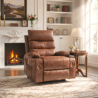 Sunvega Large 21 Inch Seat Width Electric Power Lift Recliner Chair with Massage