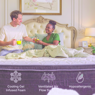 Sunvega Orthopedic Queen Cooling Gel Hybrid Mattress with Pressure Relief