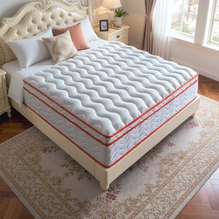 Sunvega 12 Inch Hybrid Memory Foam and Pocket Spring Mattress with Medium Firm Support