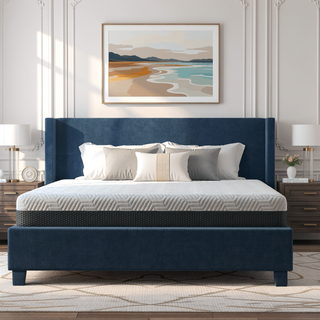 Sunvega Queen Medium Firm Mattress with Phase Change Cooling Cover and Gel Memory Foam