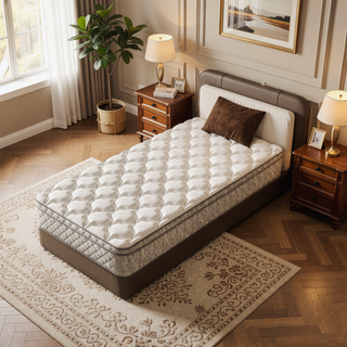Sunvega 12 Inch Hybrid Twin Mattress with Memory Foam and Pocket Spring for Pressure Relief