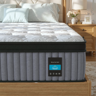 Sunvega King Hybrid Mattress with Cooling Memory Foam and Pocket Springs