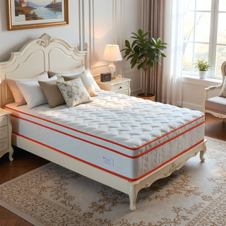 Sunvega King Size 10 Inch Hybrid Mattress with Memory Foam and Pocket Springs