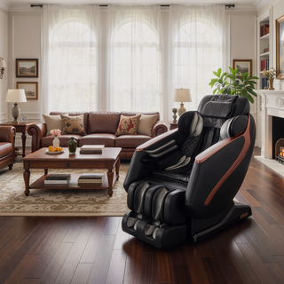 Sunvega Full Body Zero Gravity SL-Track Shiatsu Massage Chair with Airbags and Heating