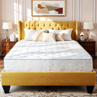 Sunvega 9 in. Full Size Pocket Coil Spring Mattress with Pressure Relief and Low Motion Transfer
