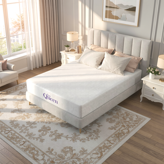 Sunvega 8 Inch Twin XL Size Memory Foam Mattress with Charcoal Infusion for Spine Support