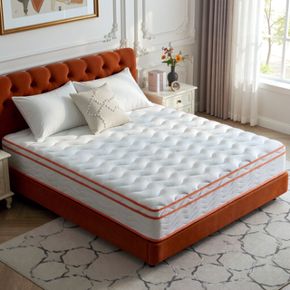 Sunvega King Size 10 Inch Hybrid Mattress with Memory Foam and Pocket Springs