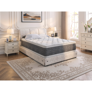 Sunvega 14.5" Thick California King Size Two Sided Pillow Top Mattress