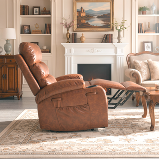 Sunvega Large 21 Inch Seat Width Electric Power Lift Recliner Chair with Massage