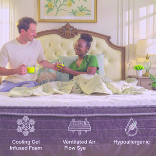 Sunvega Orthopedic Queen Cooling Gel Hybrid Mattress with Pressure Relief