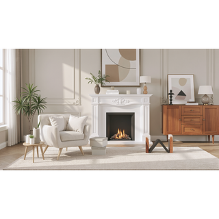 Sunvega Oak Nightstand with Single Box and Clean Contemporary Aesthetic