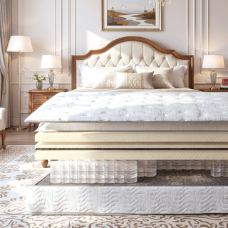 Sunvega 9 in. Full Size Pocket Coil Spring Mattress with Pressure Relief and Low Motion Transfer