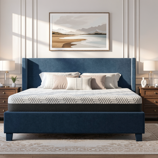Sunvega Queen Medium Firm Mattress with Phase Change Cooling Cover and Gel Memory Foam