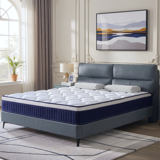 Sunvega 10 Inch Medium Firm Hybrid Mattress in a Box with CertiPUR-US Certified Memory Foam