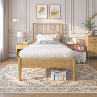 Sunvega 5 Inch Twin Size Memory Foam Mattress for Kids in Blue