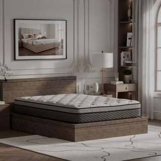 Sunvega Hybrid 12 Inch Medium Firm Queen Mattress with Pocketed Coils