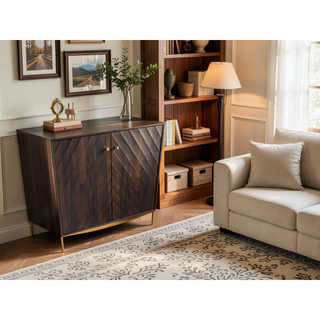 Sunvega Mid-Century Modern Sideboard with Ample Storage Space for Living Room