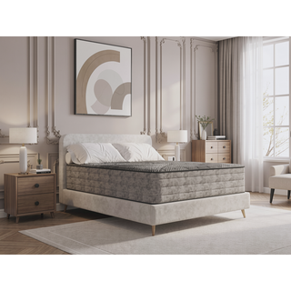 Sunvega Ice Lux Firm Quilted King Mattress with Cooling Cover and Edge Support