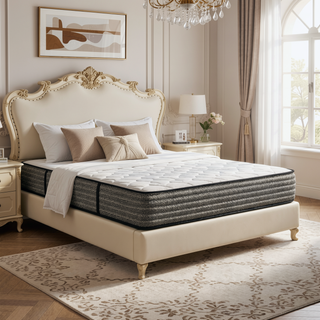 Sunvega 12" King Size Hybrid Plush Top Gel Memory Foam & Pocket Spring Mattress
