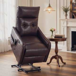 Sunvega Single Motor Power Lift Recliner Chair with Massage and Heat for Elderly