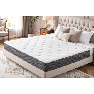 Sunvega Gel Memory Foam Twin Mattress with Breathable Knit Cover and HD Support