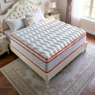 Sunvega 12 Inch Hybrid Memory Foam and Pocket Spring Mattress with Medium Firm Support