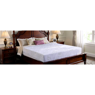 Sunvega Green Tea Infused Polyester Memory Foam Queen Size Mattress for Optimal Body Support