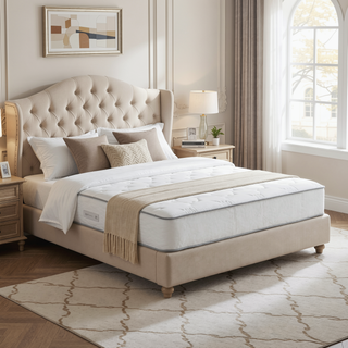 Sunvega 9 in. Full Size Pocket Coil Spring Mattress with Pressure Relief and Low Motion Transfer