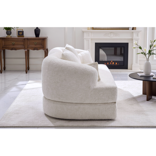 Sunvega 70 Inch Foldable Sofa Bed with 4 Pillows for Living Room Apartment