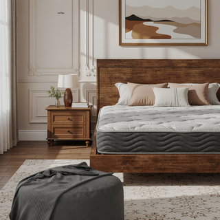 Sunvega Hybrid 12 Inch Medium Firm Queen Mattress with Pocketed Coils