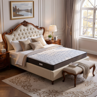 Sunvega 6 Inch Firm Pocket Spring Mattress with Motion-Reducing Coil System