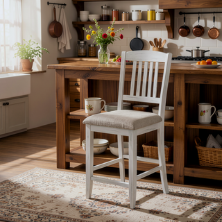 Sunvega Space Saving Wooden Folding Dining Chair with Stable Structure for Small Areas
