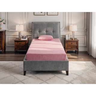 Sunvega 7inch Twin Mattress and Pillow Set with Gel-Infused Memory Foam in Blue