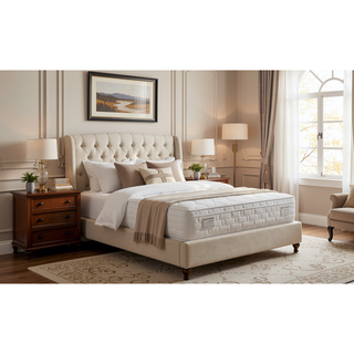 Sunvega King Size Hybrid Mattress with Gel Memory Foam and Pocket Springs