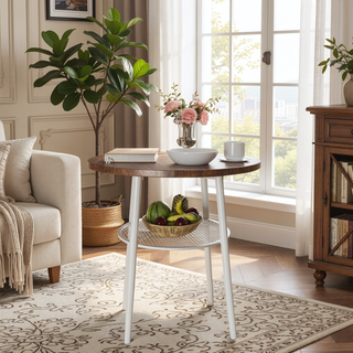 Sunvega Foldable Counter Height Bar Table Set with 2 Stools for Kitchen