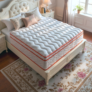 Sunvega 12 Inch Hybrid Memory Foam and Pocket Spring Mattress with Medium Firm Support