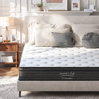 Sunvega King Size Hybrid Mattress with Gel Memory Foam and Pocket Springs