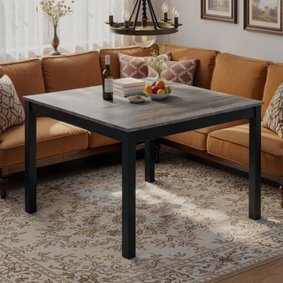 Sunvega Modern 5-Piece Dining Table Set with Upholstered Chairs for Kitchen and Dining Room