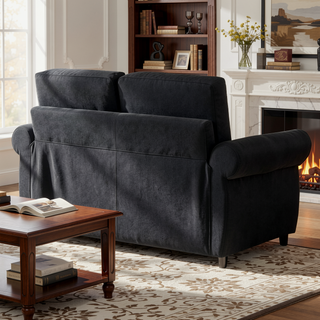 Sunvega Loveseat Sleeper Sofa Bed with Twin Memory Foam Mattress and USB Ports