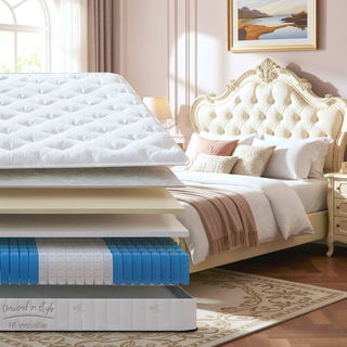 Sunvega 10 Inch Twin Size Hybrid Mattress with Individually Pocketed Innerspring