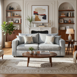 Sunvega Modular Sectional Sofa Seat With Storage and Convertible Sleeper Function