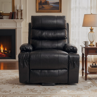 Sunvega Large 21 Inch Seat Width Electric Power Lift Recliner Chair with Massage