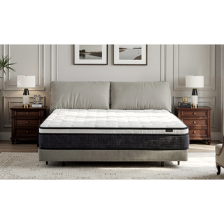 Sunvega 10 Inch Hybrid Twin Mattress in a Box with Pillow Top and Gel-Infused Cooling Foam
