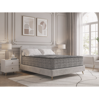 Sunvega 14 Inch Firm Quilted Twin XL Mattress with Ice Cover and Copper Gel Infusion