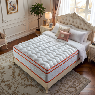 Sunvega King Size 10 Inch Hybrid Mattress with Memory Foam and Pocket Springs