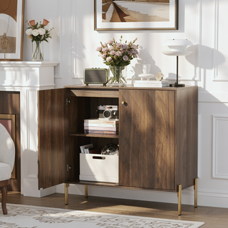 Sunvega Mid-Century Modern Sideboard with Ample Storage Space for Living Room
