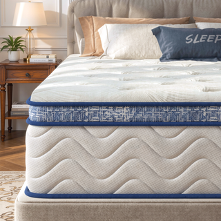 Sunvega 12 Inch Hybrid Queen Mattress with Pocket Springs and Memory Foam Support