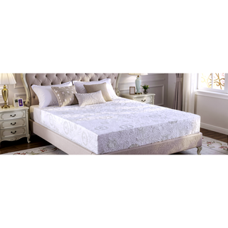 Sunvega Green Tea Infused Polyester Memory Foam Queen Size Mattress for Optimal Body Support