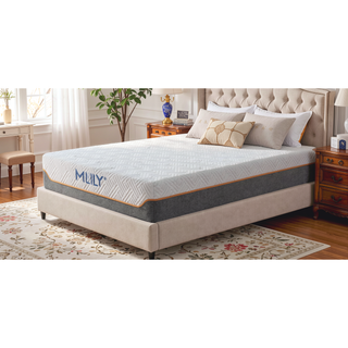 Sunvega 11.5" King Medium Hybrid Luxury Mattress with Cooling Gel Memory Foam