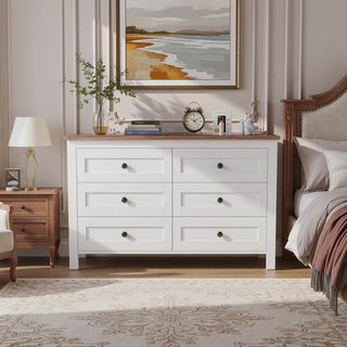 Sunvega Full Size Farmhouse Platform Bed with Double Sliding Barn Door and Charging Station